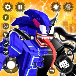 Значок Speedy Blue Symbiote